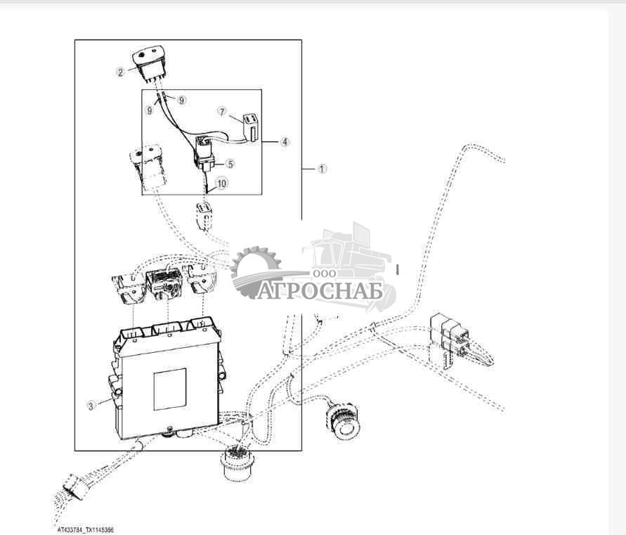 Комплект переключателя блокировки дифференциала 